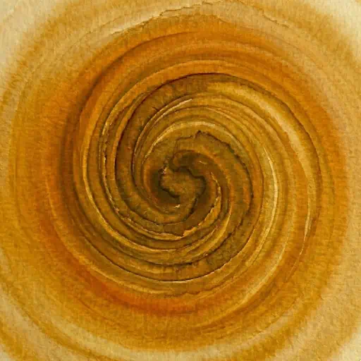 Sfondo acquerello: spirale giallo zafferano