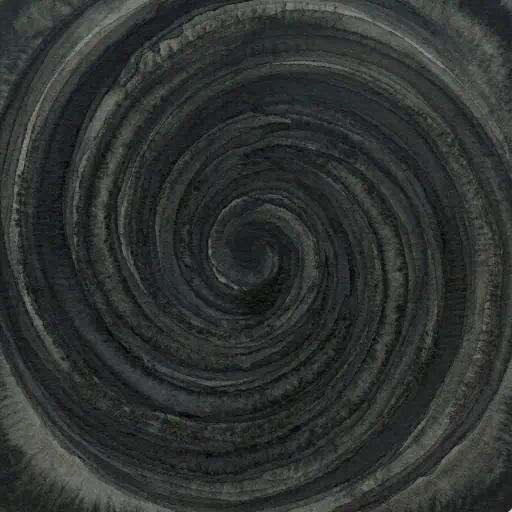 Sfondo acquerello: spirale in grigio lavico